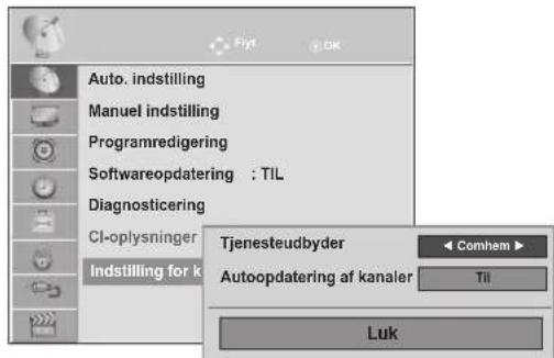 LG M2762DP - INDSTILLING FOR KABEL-DTV (KUN I KABELTILSTAND) - 2
