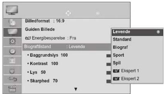 LG M2762DP - Farvetemperatur - 3