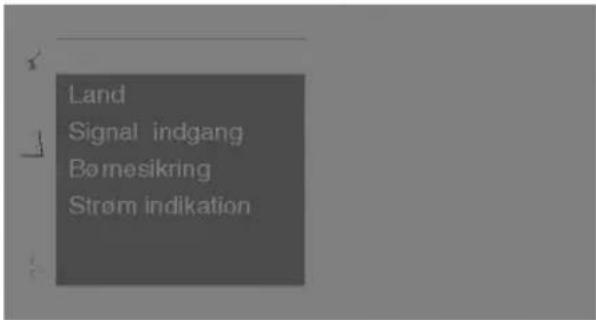 LG M1721A - Indstilling af specialfunktioner - 1