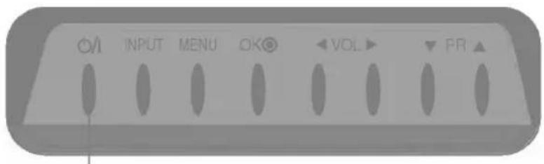 LG M1721A - ① Tænd for strømmen ved at trykke på afbryderknappen på produktet. - 1