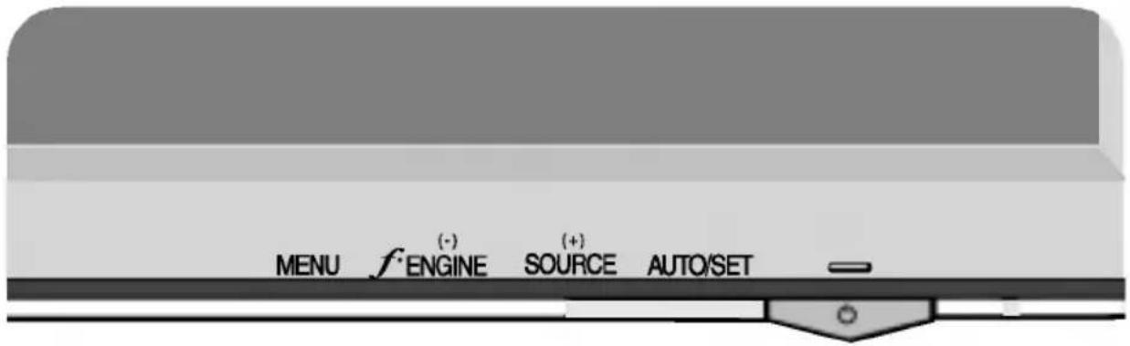 MENU f ENGINE (-) SOURCE (+) AUTO/SET