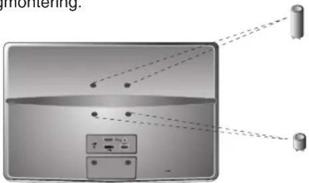 LG IPS236V-PN - Monter pladen til vægmontering. - 1