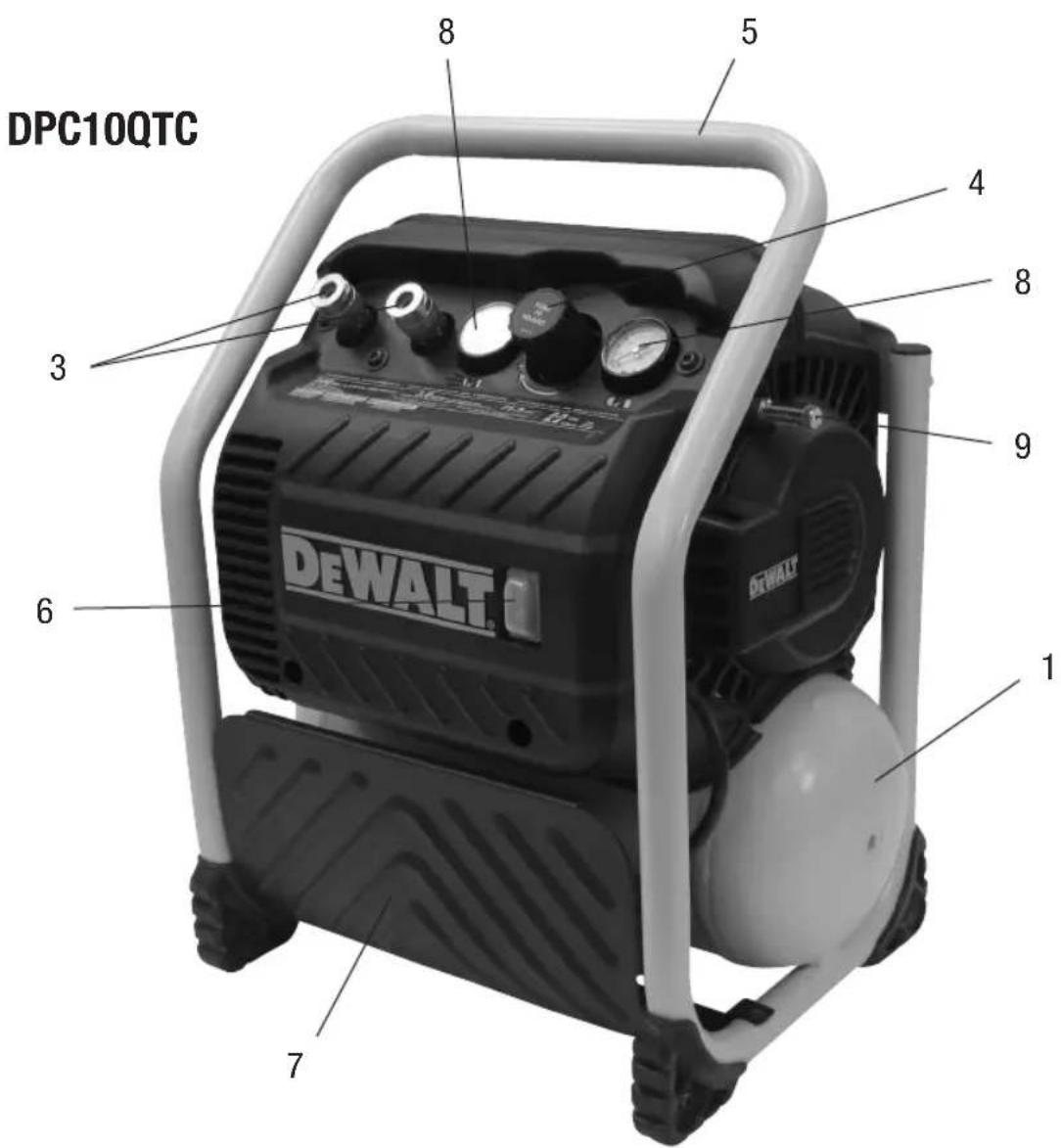 DPC10QTC DEWALT 8 5 4 3 8 9 6 1 7