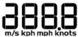 OREGON SCIENTIFIC WMR 80 - So wählen Sie die Maßeinheit für die Windgeschwindigkeit aus: - 1