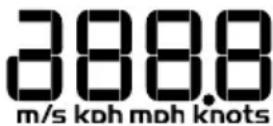 OREGON SCIENTIFIC WMR 80 - Per selezionare l'unità di misura della velocità del vento: - 1