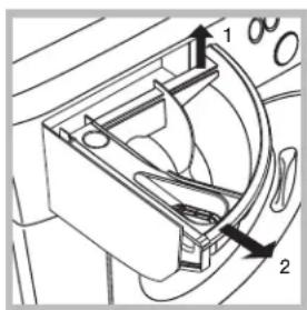 Hotpoint Ariston FMG 743 B - Reinigung der Waschmittelschublade - 1