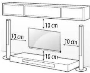 LG OLED65W7V - Montering på en væg - 1