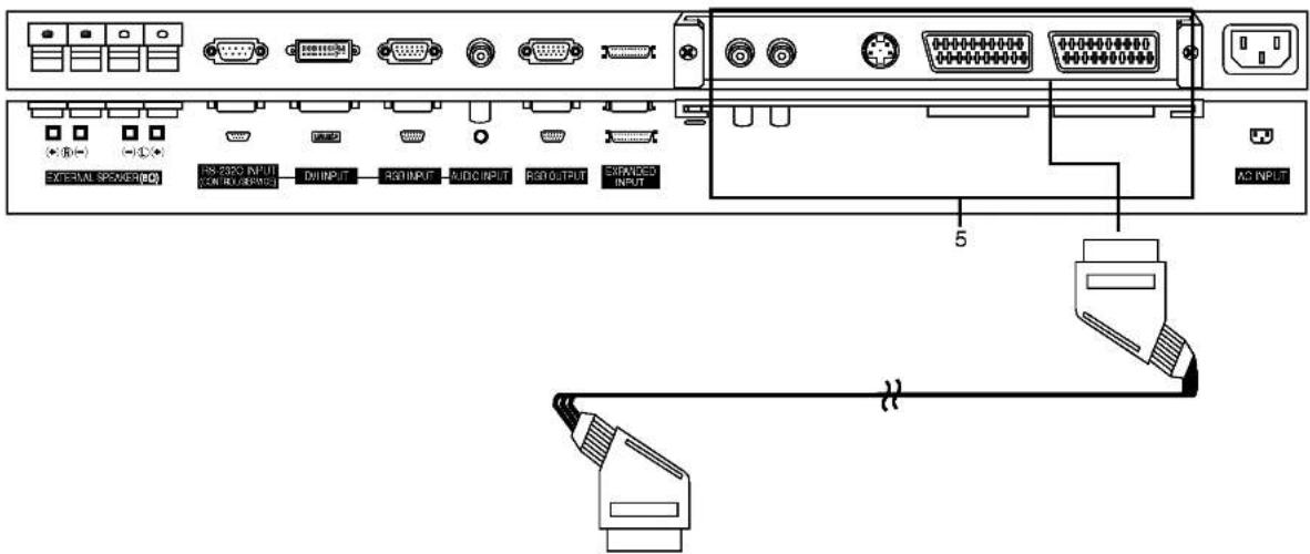 EXTERNAL POWER(LED) RS-230 INPUT CONTROL SERVICE DI/INPUT R31/INPUT AUDIO INPUT R30 OUTPUT SERVICE INPUT AS INPUT 5