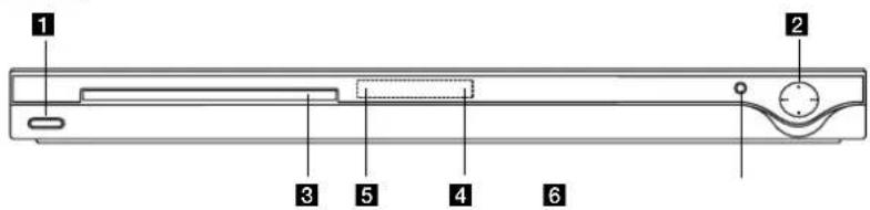 LG DVX276 - Frontpanel - 2