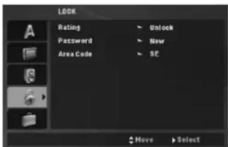 LG DVX276 - LOCK (Forældrekontrol) - 1