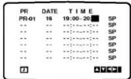 LG DVC5935 - Timer optagelse Programmering via skæmmenuer - 5