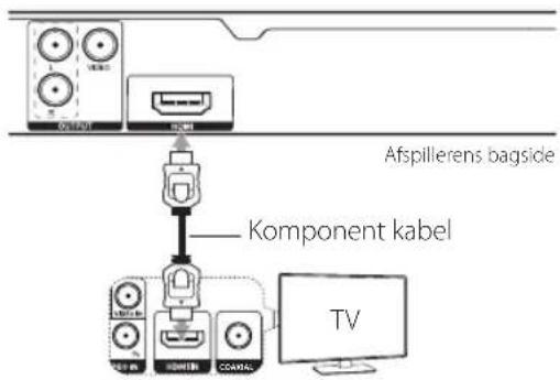 LG DP132H - Tilslutning af HDMI-kabel - 1