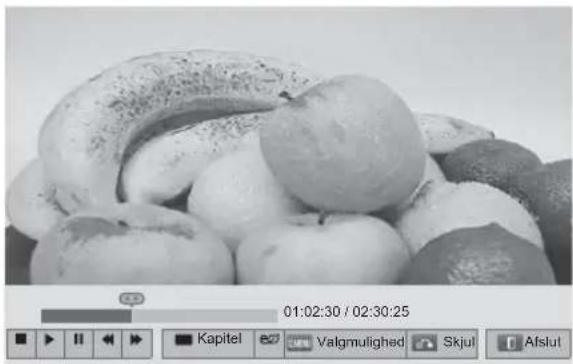 LG 50PZ750W - Visning af videoer - 2