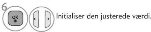 6 OK Initialiser den justerede værdi.