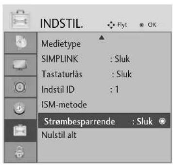 LG 50PG3000 - ENERGISPARETILSTAND(KUN PLASMA-TV-MODELLER) - 1