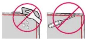 LG 43UH620V - WARNING! - 1