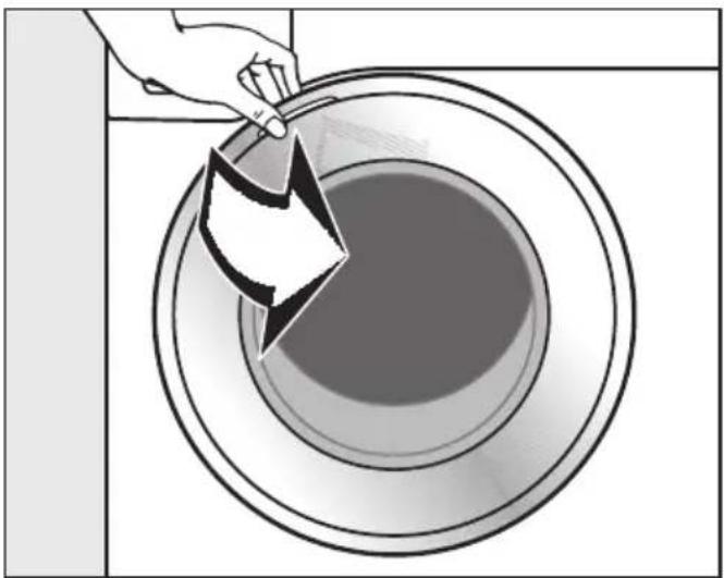MIELE WWG 360 WCS - Rørbøjning tages ud af tromlen - 1
