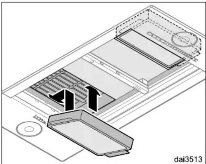 MIELE DA 2698 EXTA - Lugtfiltre isættes/udskiftes - 1