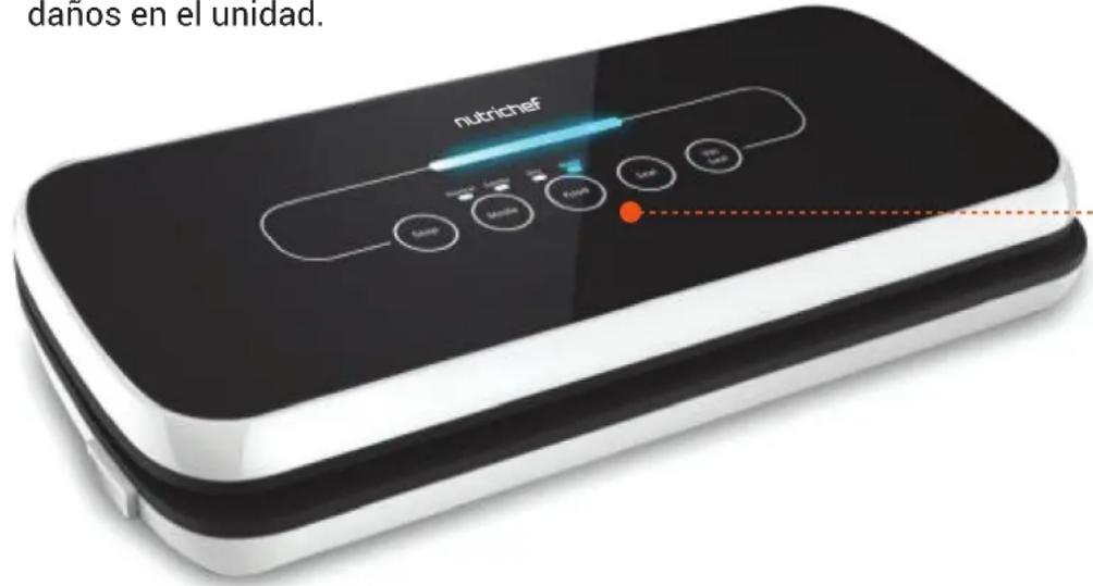 daños en el unidad. nutrichef