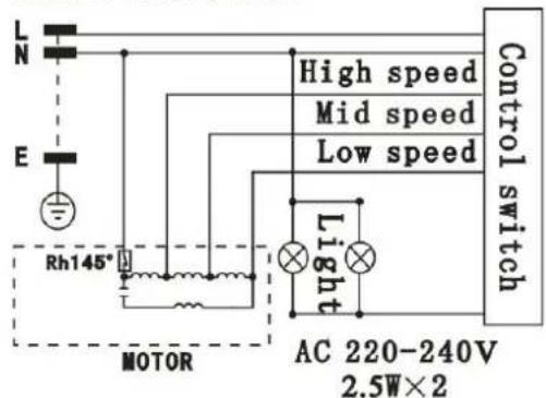 Orbegozo DS 57190 B IN - (11)DIAGRAMME ÉLECTRIQUE - 1