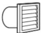 MAYTAG MGD5630HW - Évents pour conduit d'évacuation : - 1