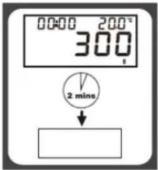 00:00 200° 300 2 mins