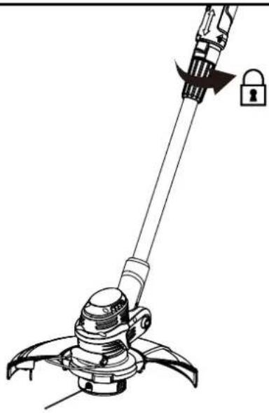 McGregor MET3525 - Adjusting the telescopic shaft - 2