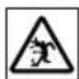 HITACHI ML 36DAL - Symbols on the machine - 3