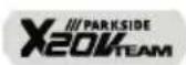 PARKSIDE PBSA 20-Li A1 - Symbolen op het apparaat: - 2
