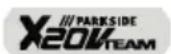 PARKSIDE PBSA 20-Li A1 - Symboles apposés sur l'appareil - 2