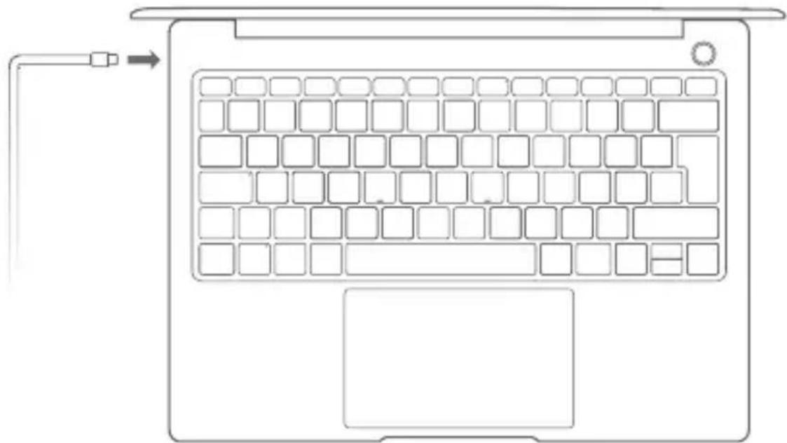 HUAWEI Matebook 14 (2020) - Aufladen Ihres Computers - 1