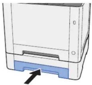 KYOCERA ECOSYS P5026cdn/KL3 - Skub forsigtigt kassette 2 tilbage på plads. - 1