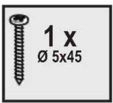 1 x Ø 5x45