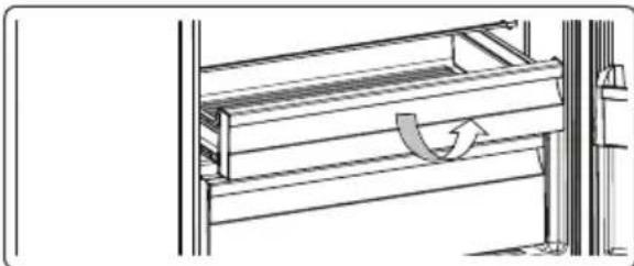 NORDMENDE RF70173RIX - To remove the Chiller Shelf: - 1