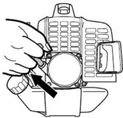 HiKOKI CG 23ECP(SL) - Starting the cold engine - 4