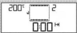 200°C 2 0:00
