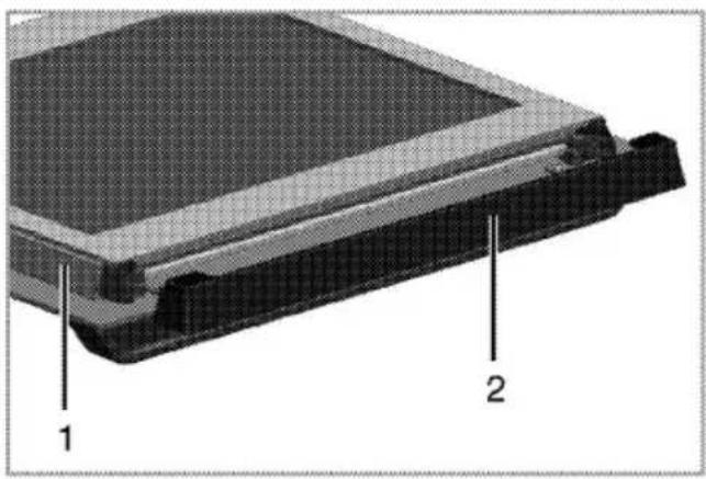 GRUNDIG GEBM 45011 B - Removing the door inner glass - 1