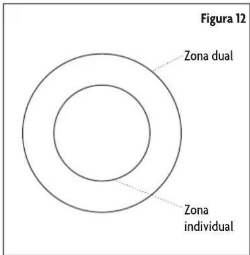 Figura 12 Zona dual Zona individual