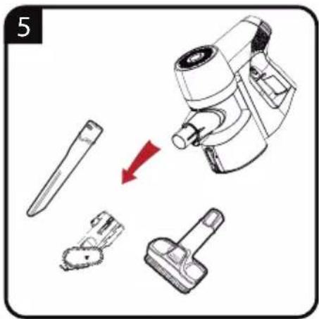 GRUNDIG VCP 3830 - In 1 Cordless Stick Vacuum Cleaner - 12