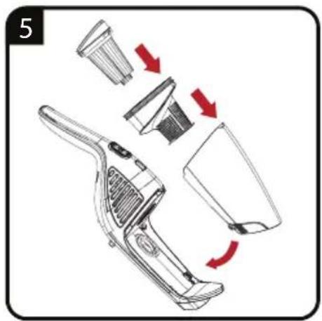 GRUNDIG VCH 9832 - In 1 Cordless Stick Vacuum Cleaner - 19