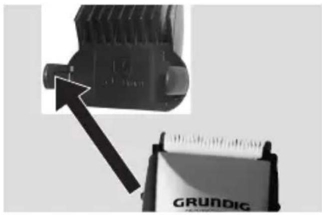 GRUNDIG MC 9542 - Sådan trimmes håret - 1