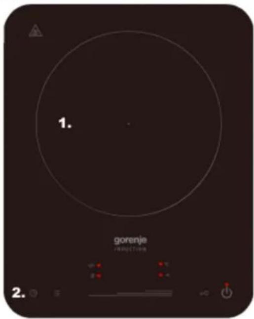 GORENJE ICE2000SP - PANEL INDUKČNÍHO SPORÁKU - 1