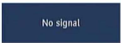 No signal