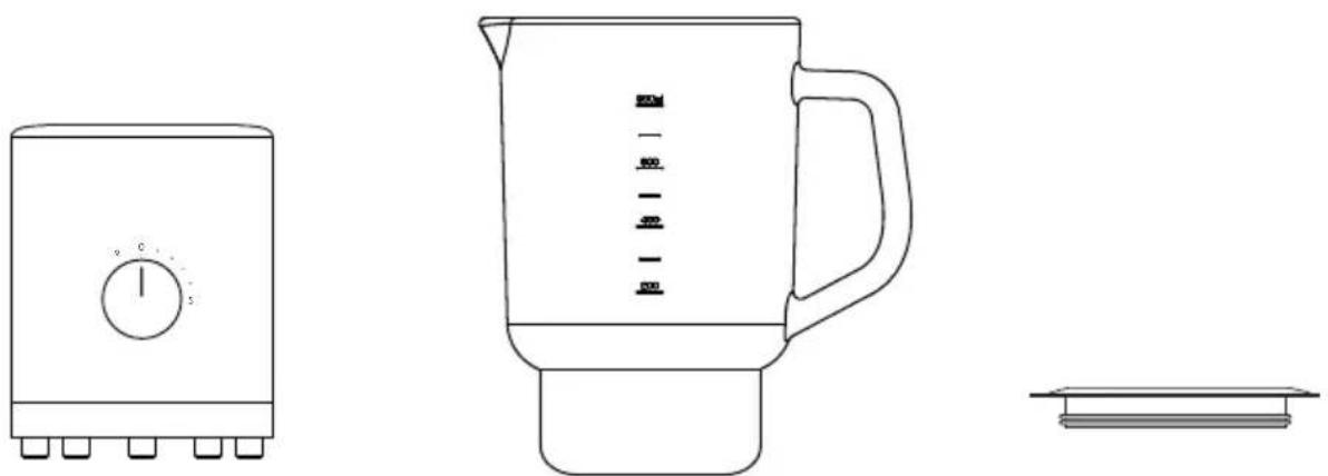 Logik L600BK17E - Rengöring av mixertillbringaren - 1