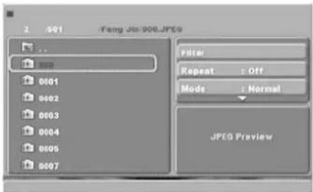 2 /501 Feng Jio 900.JPG ... 800 0001 0002 0003 0004 0005 0007 Filter Repeat : Off Mode : Normal JPEG Preview