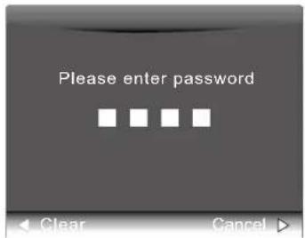 Please enter password Clear Cancel