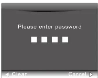 Please enter password Clear Cancel