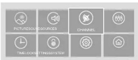 PICTURESOUND SOURCES CHANNEL TIMELOCKSETTINGSSYSTEM