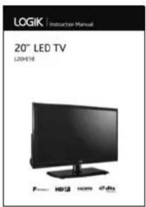 LOGIK | Instructor Manual 20" LED TV L20H18 P——HOLD Home rights