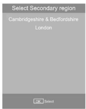 Select Secondary region Cambridgeshire & Bedfordshire London OK Select